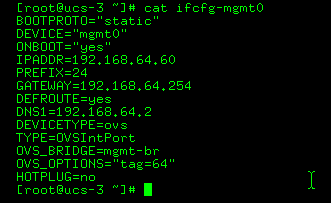 ifcfg-mgmt0 configuration